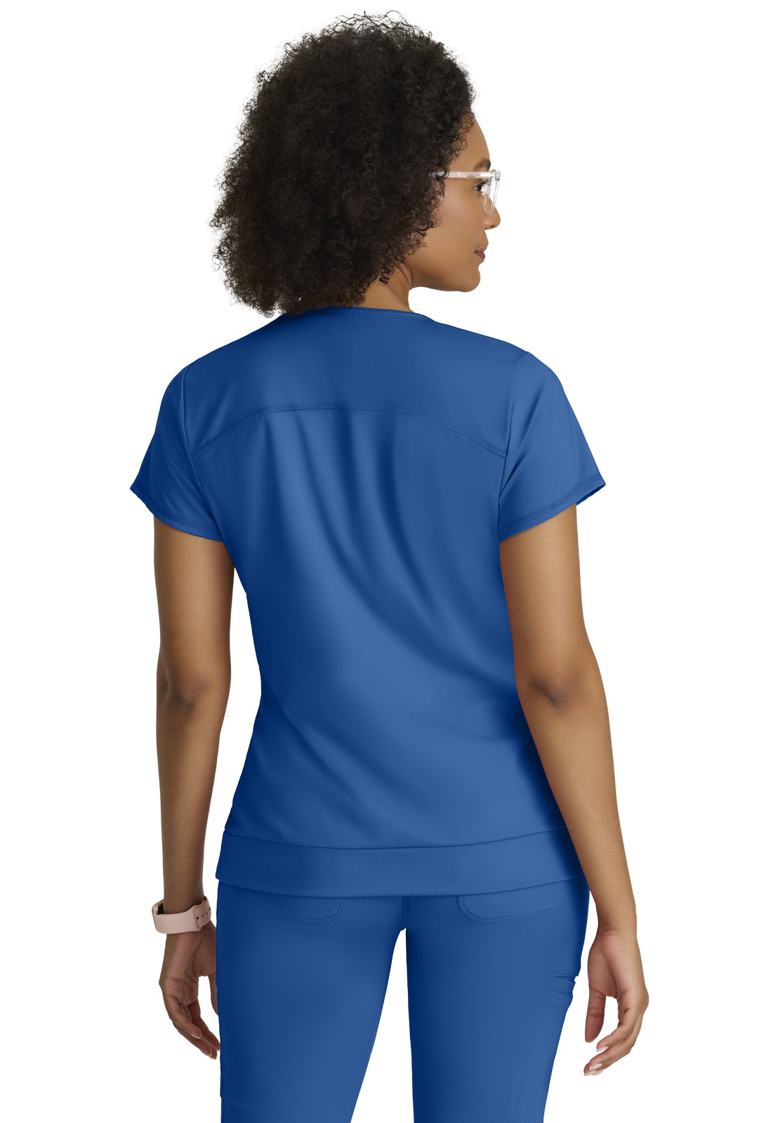 Two Pocket V-Neck Motivate Scrub Top