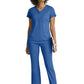 Two Pocket V-Neck Motivate Scrub Top