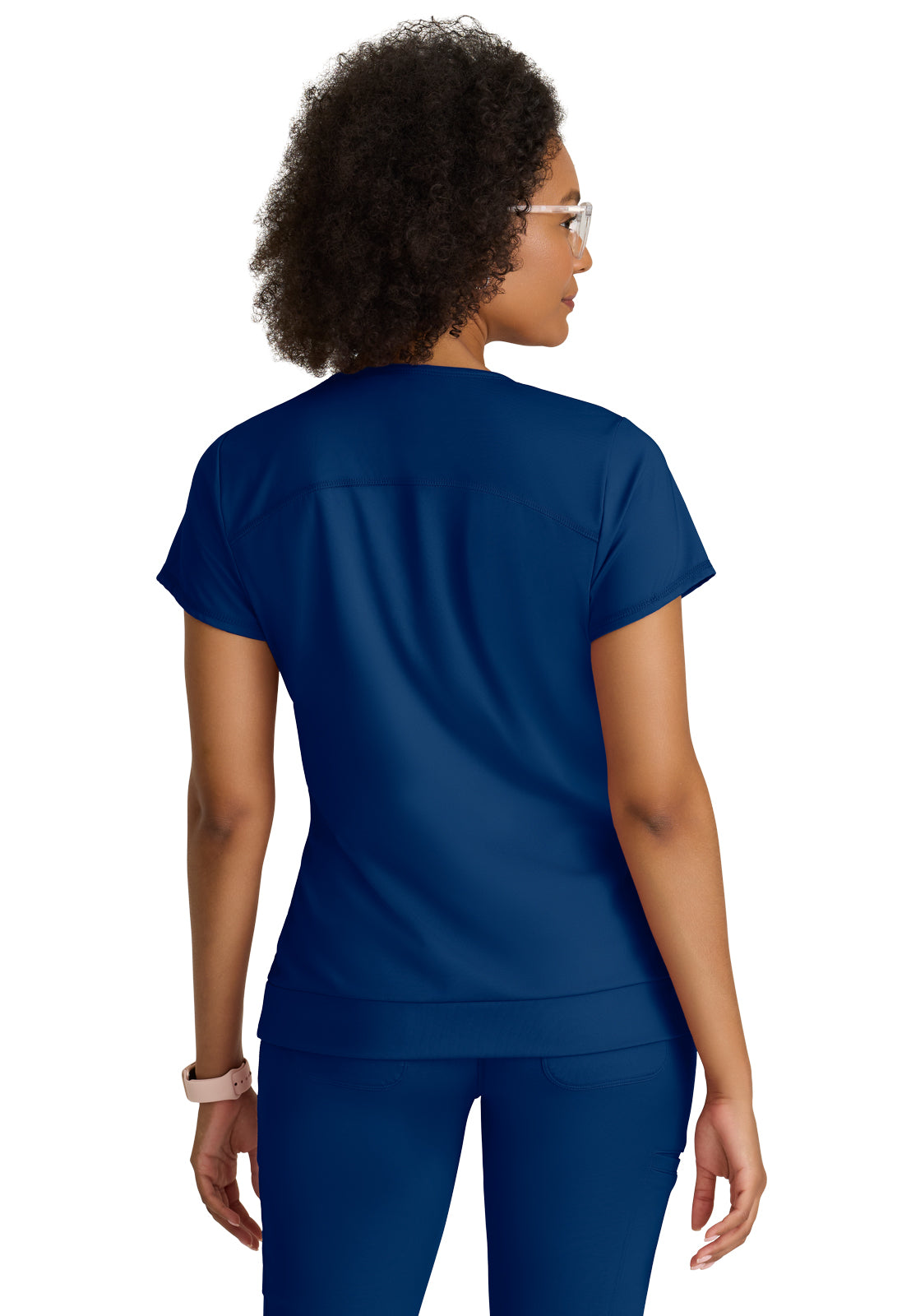 Two Pocket V-Neck Motivate Scrub Top