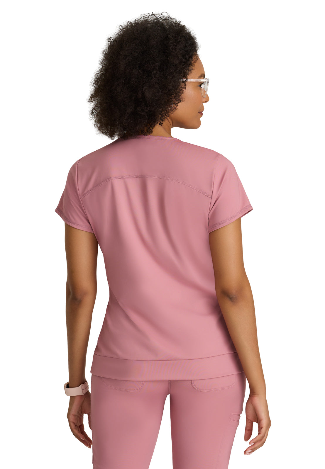 Two Pocket V-Neck Motivate Scrub Top