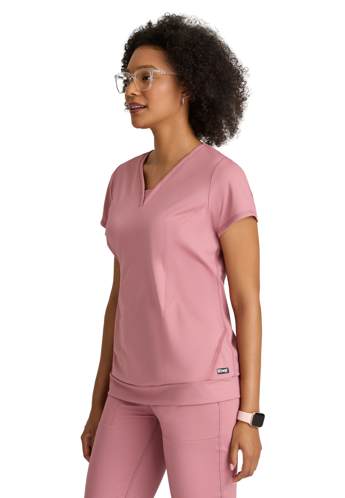 Two Pocket V-Neck Motivate Scrub Top