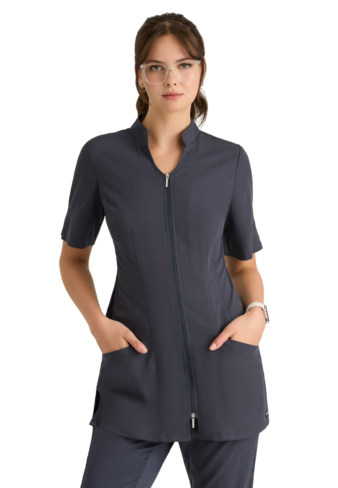 Two Pocket V-Neck Sahar Scrub Top