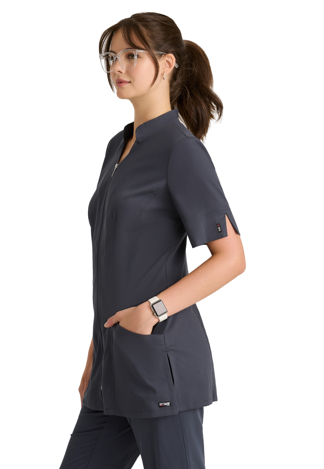 Two Pocket V-Neck Sahar Scrub Top