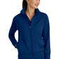 Four Pocket Zip Front Collar Ease Warm-Up Scrub Jacket