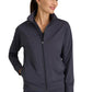 Four Pocket Zip Front Collar Ease Warm-Up Scrub Jacket