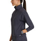 Four Pocket Zip Front Collar Ease Warm-Up Scrub Jacket