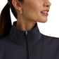 Four Pocket Zip Front Collar Ease Warm-Up Scrub Jacket