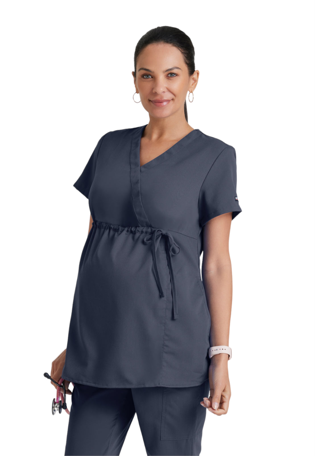 Women's Mock Wrap Lilah Maternity Top