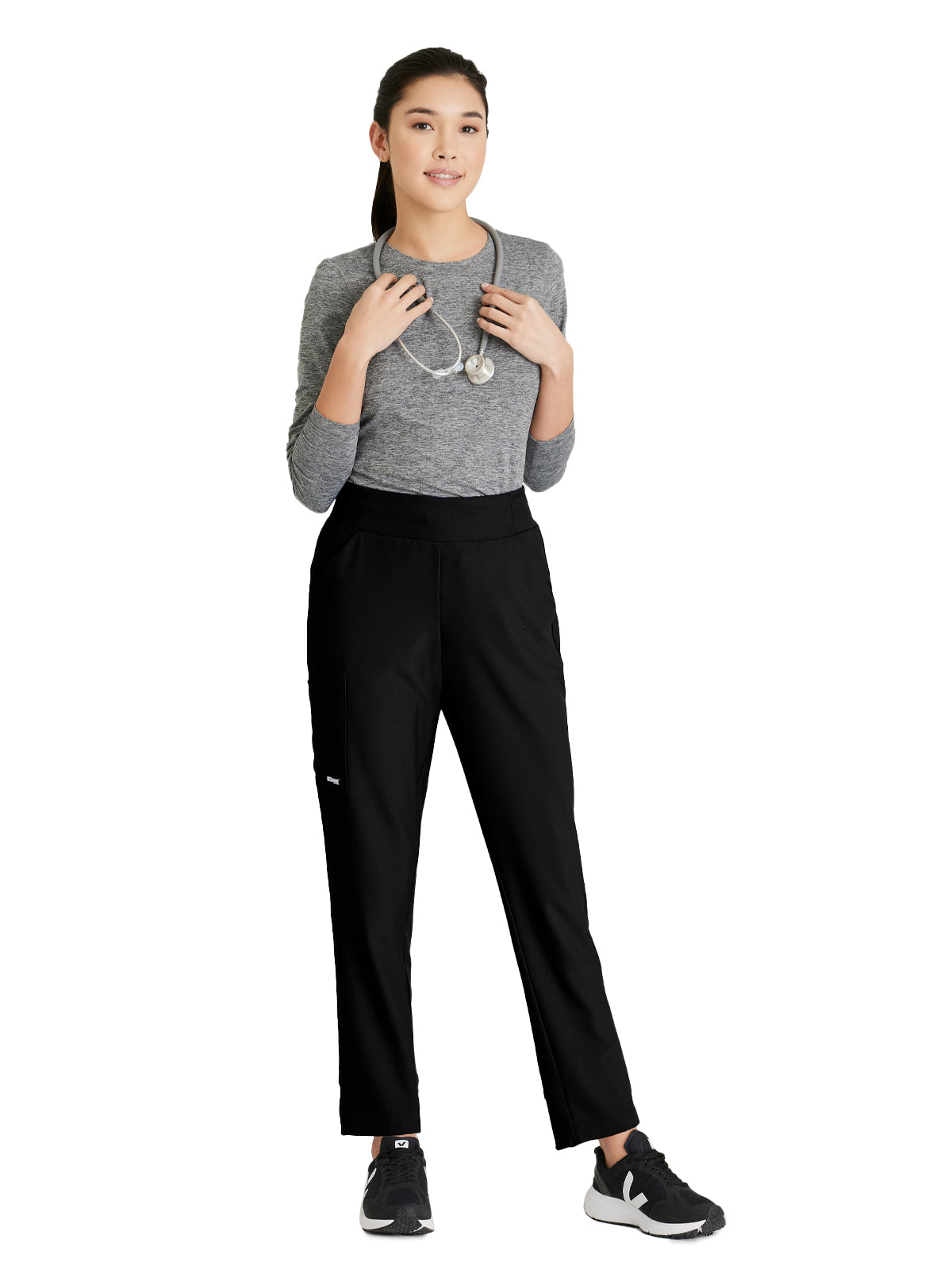 Women's 5 Pocket High Rise Tapered Leg Flight Scrub Pant