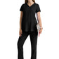 Six Pocket Jersey Knit Stretch Waistband Evolve Maternity Scrub Pant