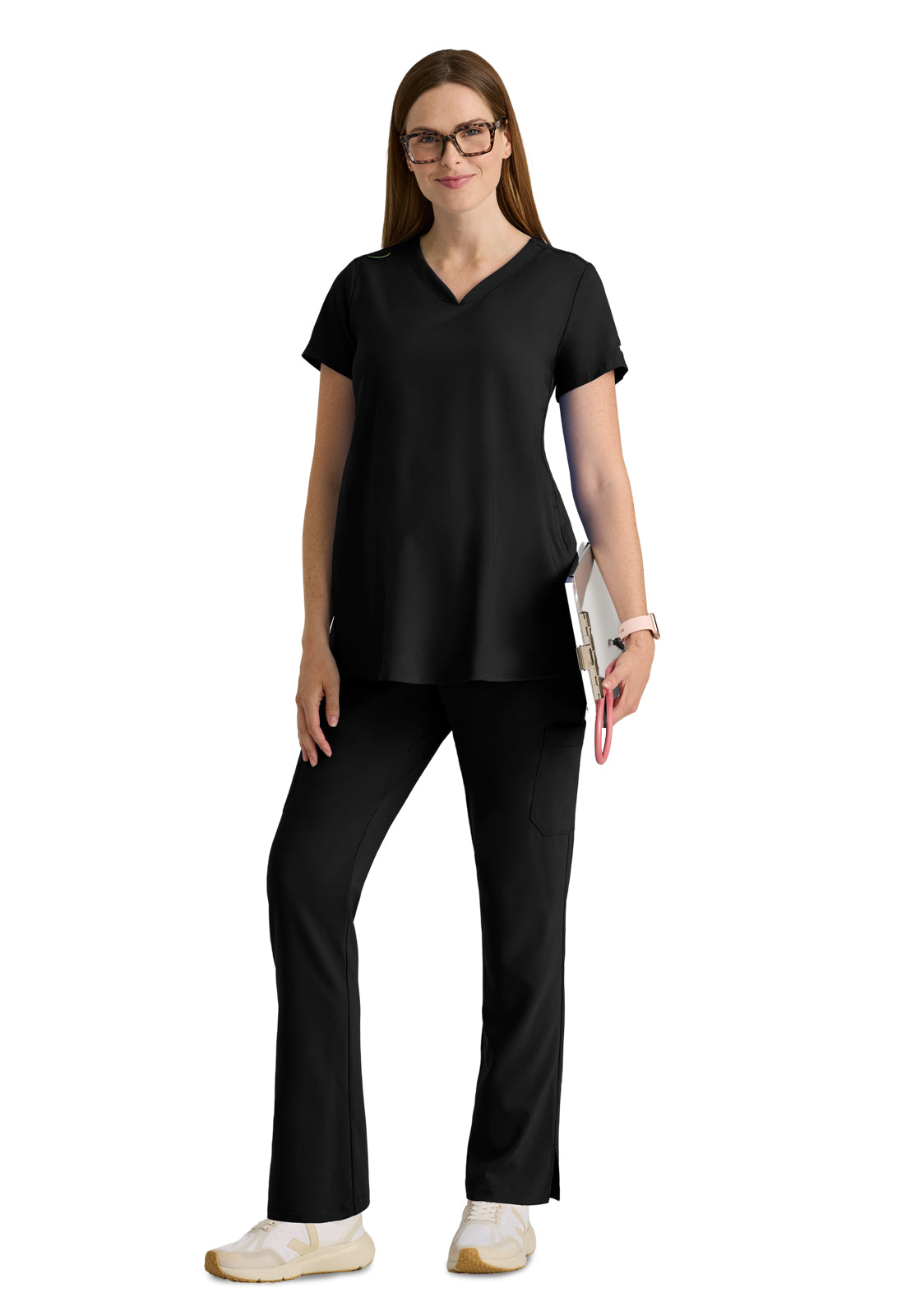 Six Pocket Jersey Knit Stretch Waistband Evolve Maternity Scrub Pant