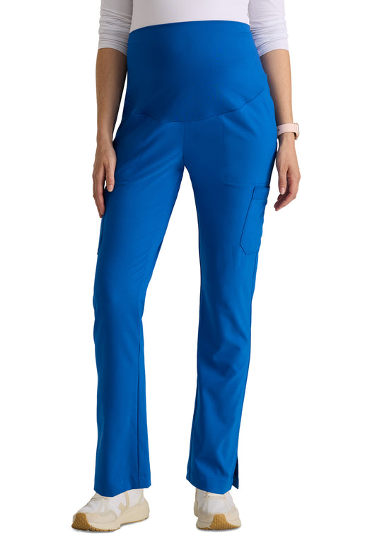 Six Pocket Jersey Knit Stretch Waistband Evolve Maternity Scrub Pant