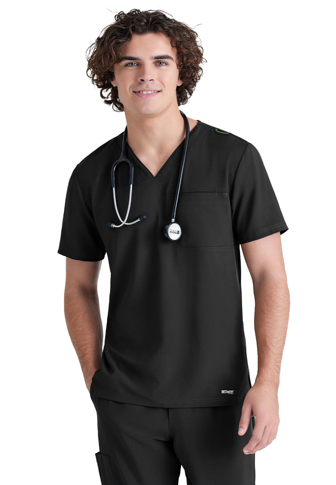 Men's Piped V-Neck Journey Scrub Top