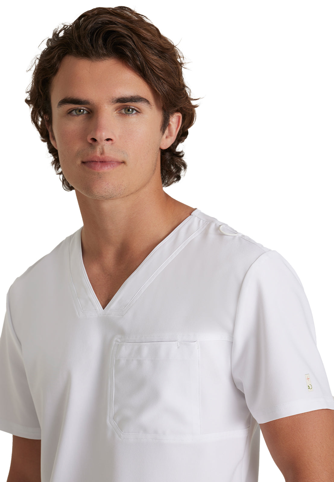 Men's Piped V-Neck Journey Scrub Top