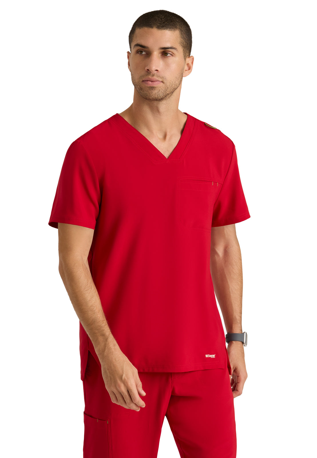 Men's Piped V-Neck Journey Scrub Top