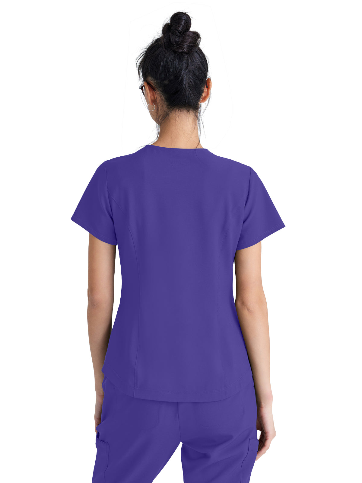 Women's Two-Pocket Piped V-Neck Rhythm Top