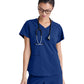 Women's Two-Pocket Piped V-Neck Rhythm Scrub Top