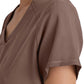 Women's Two-Pocket Piped V-Neck Rhythm Top