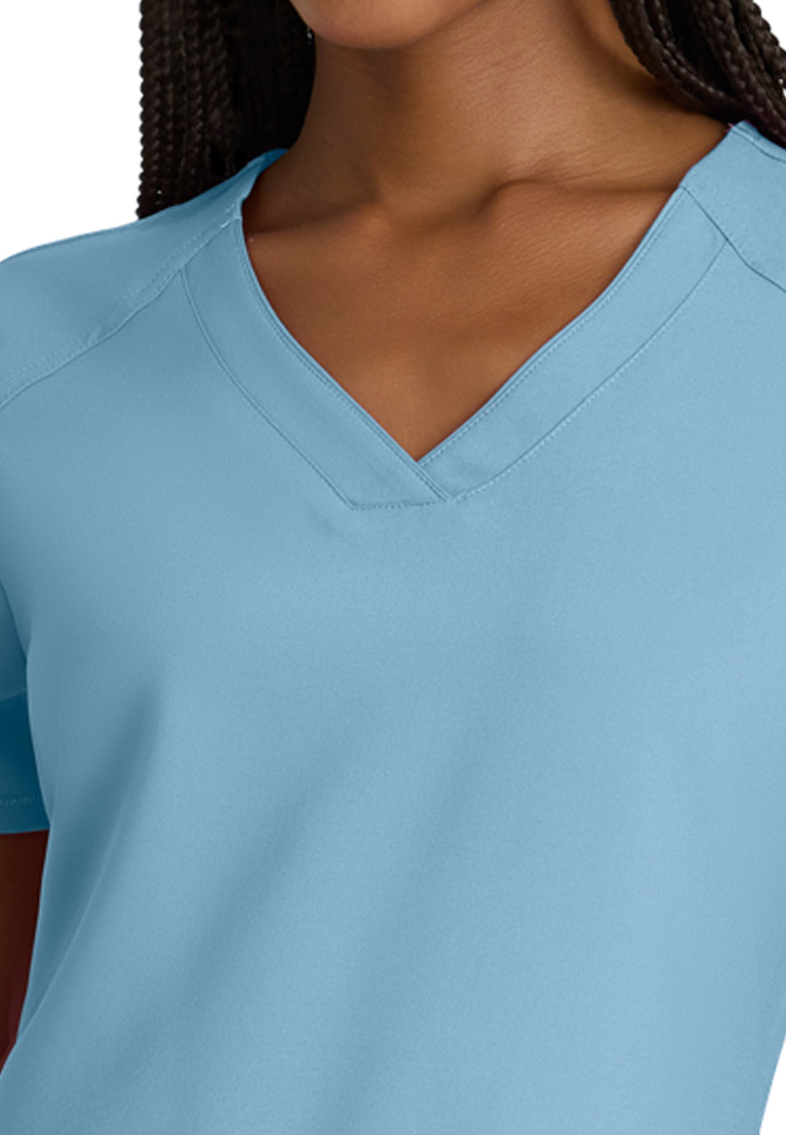 Women's Two-Pocket Piped V-Neck Rhythm Top