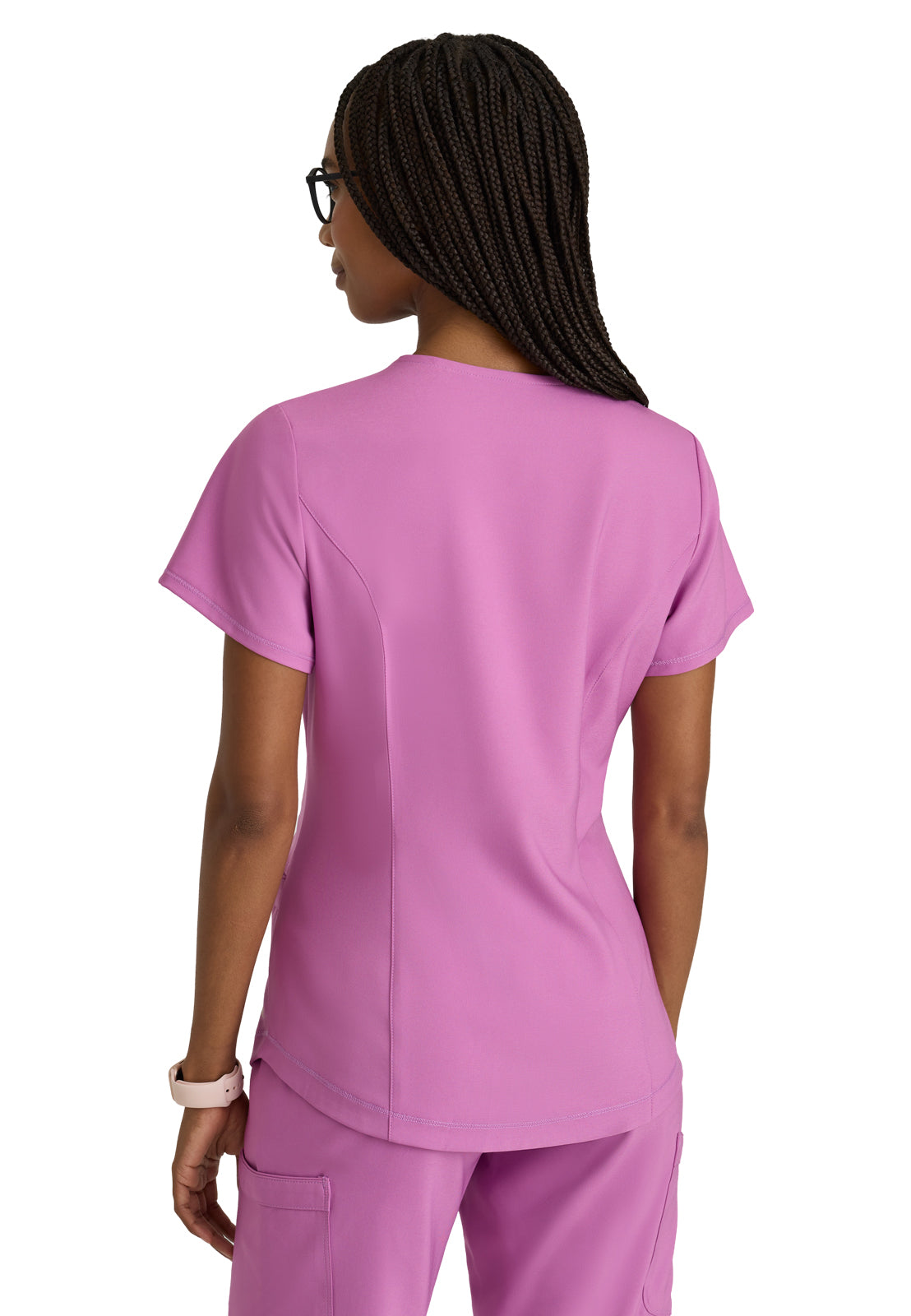 Women's Two-Pocket Piped V-Neck Rhythm Top