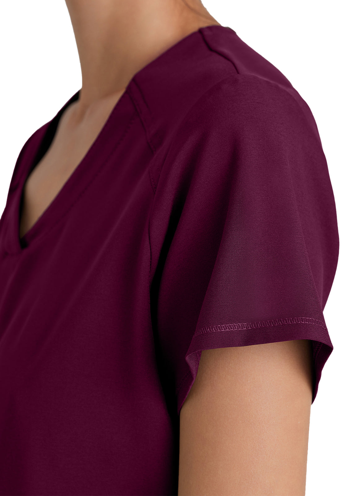 Women's Two-Pocket Piped V-Neck Rhythm Top