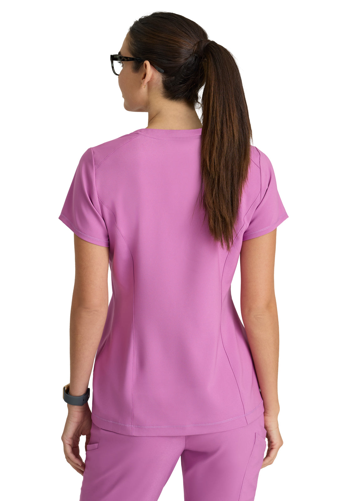 Women's Banded-V-Neck Sway Tuck-In Top