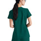 Women's Banded-V-Neck Sway Tuck-In Top - GSST181 - Hunter Green