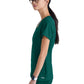 Women's Banded-V-Neck Sway Tuck-In Top - GSST181 - Hunter Green