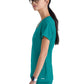Women's Banded-V-Neck Sway Tuck-In Top - GSST181 - Teal
