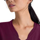 Women's Banded-V-Neck Sway Tuck-In Scrub Top