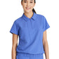 Women's 2 Pocket Zip Neck Banded Waist Perseverance Scrub Top