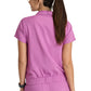 Women's 2 Pocket Zip Neck Banded Waist Perseverance Scrub Top