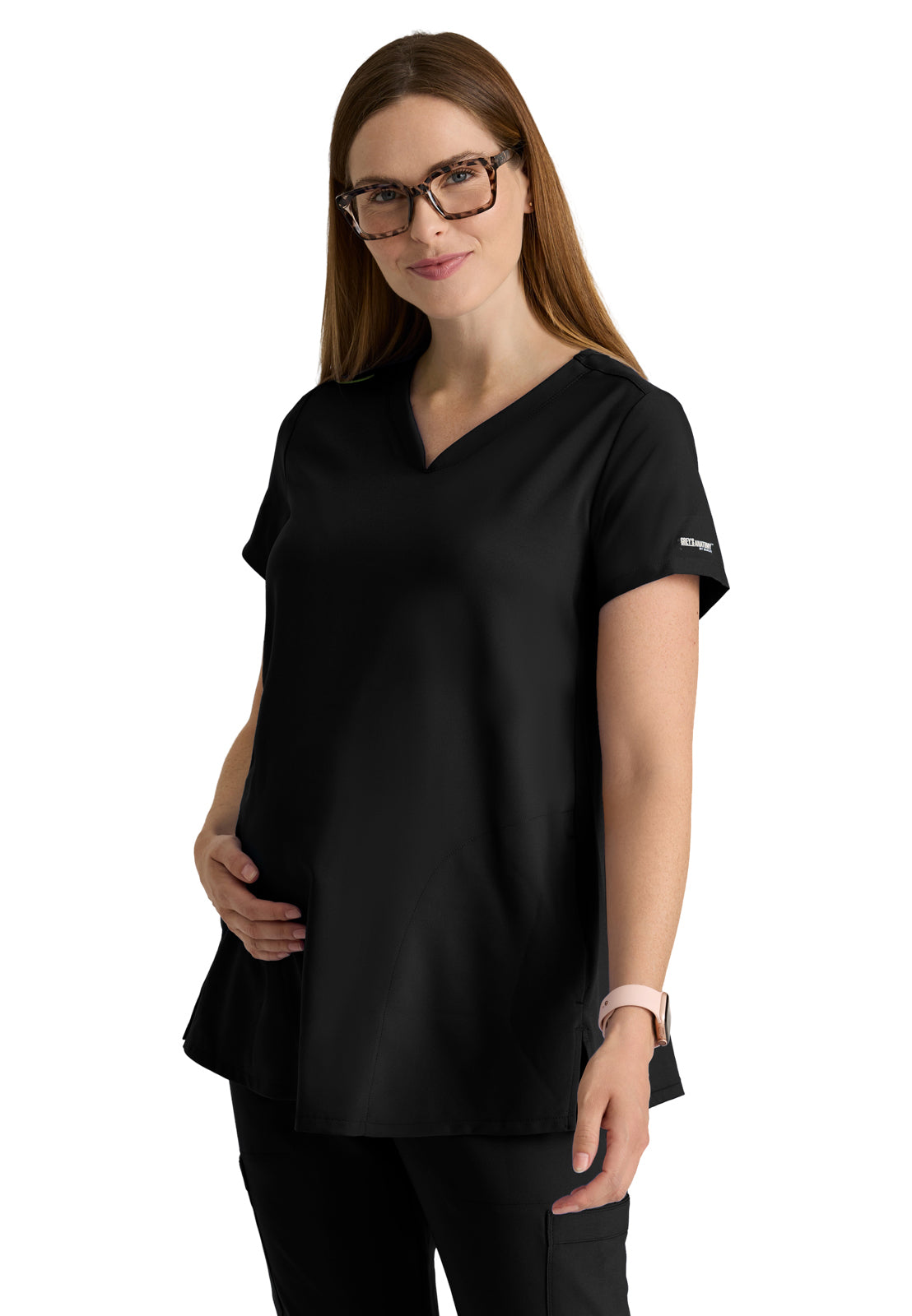 Two Pocket V-Neck Promise Scrub Top