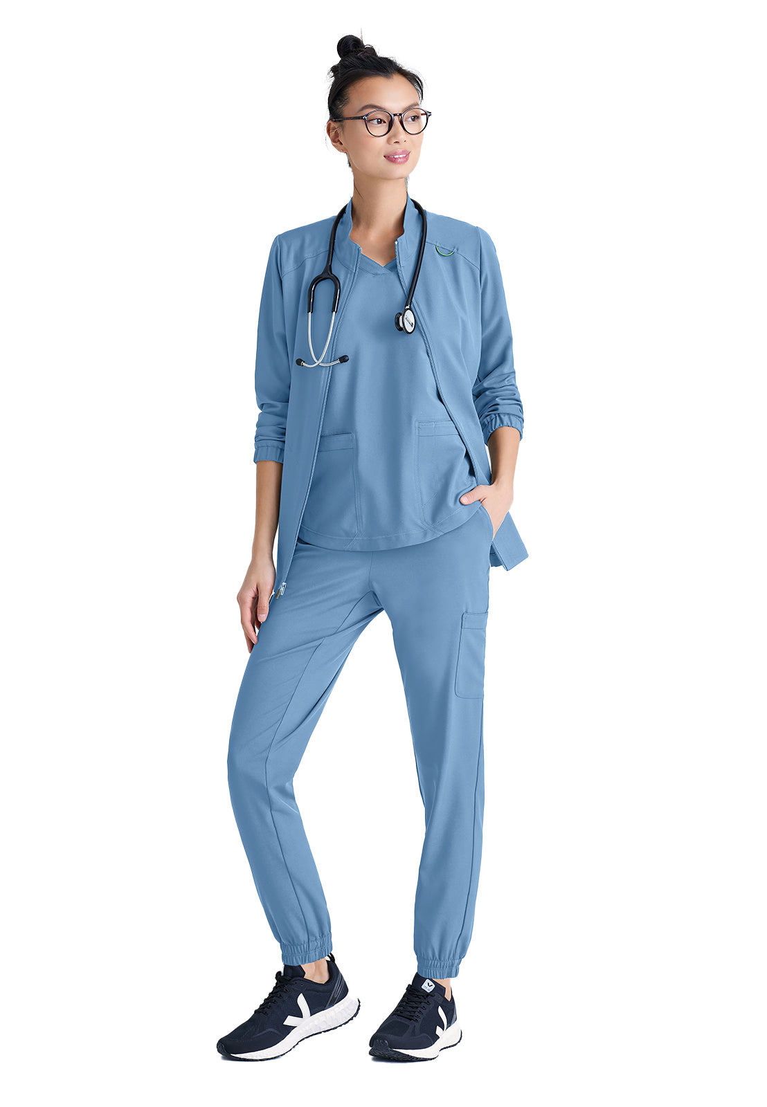 Women's Three-Pocket Virtue Scrub Jacket