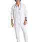 Men's Three-Pocket Banded Collar Cycle Scrub Jacket