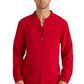 Men's Three-Pocket Banded Collar Cycle Scrub Jacket