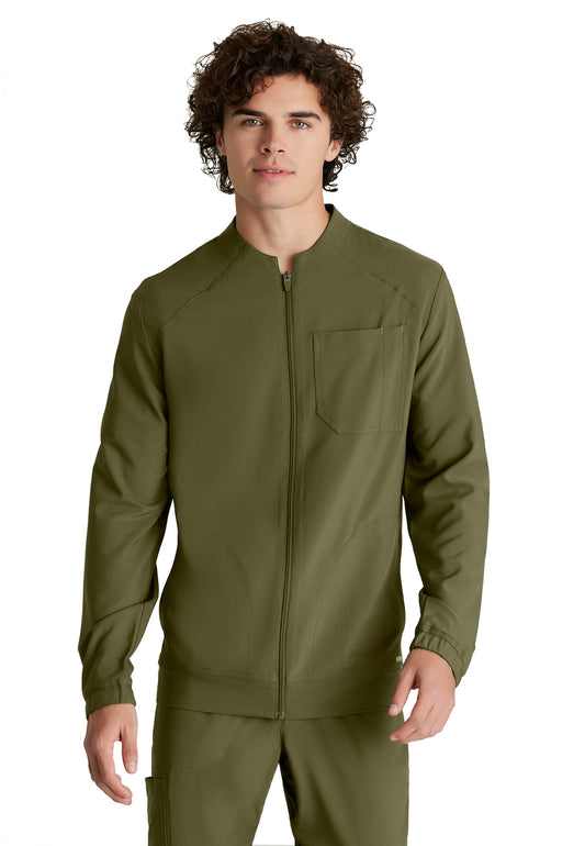 Men's Three-Pocket Banded Collar Cycle Jacket