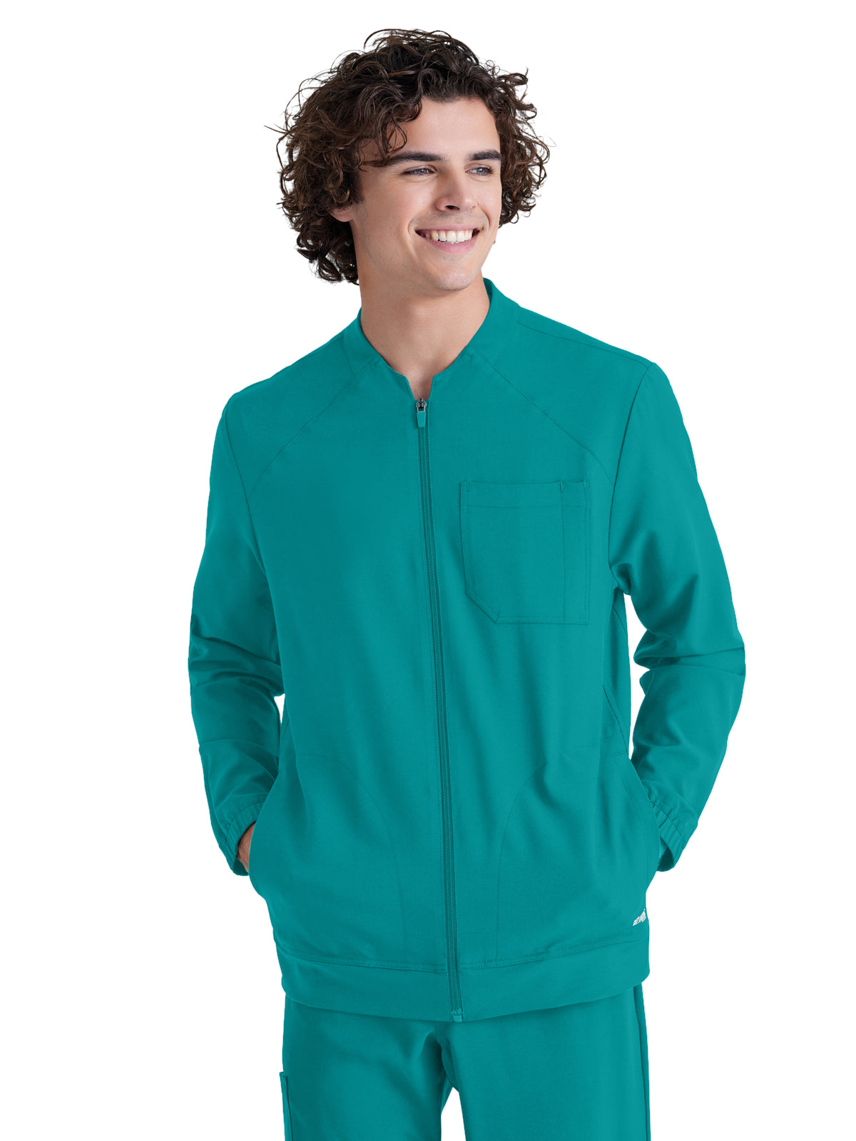 Men's Three-Pocket Banded Collar Cycle Jacket