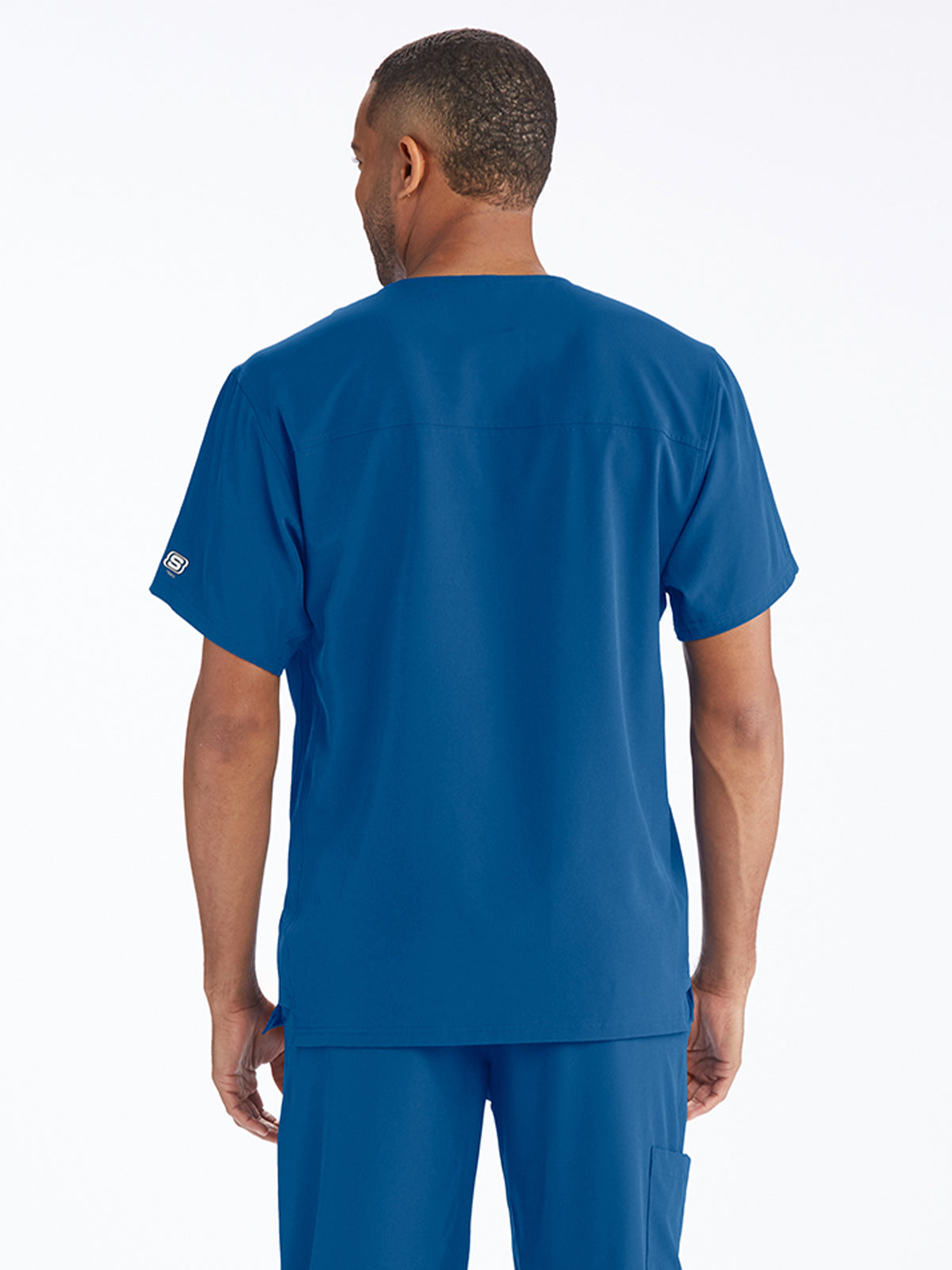 Men's Structure Crossover V-Neck Scrub Top