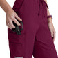 Women's 6 Pocket Elastic Waist Tapered Pant