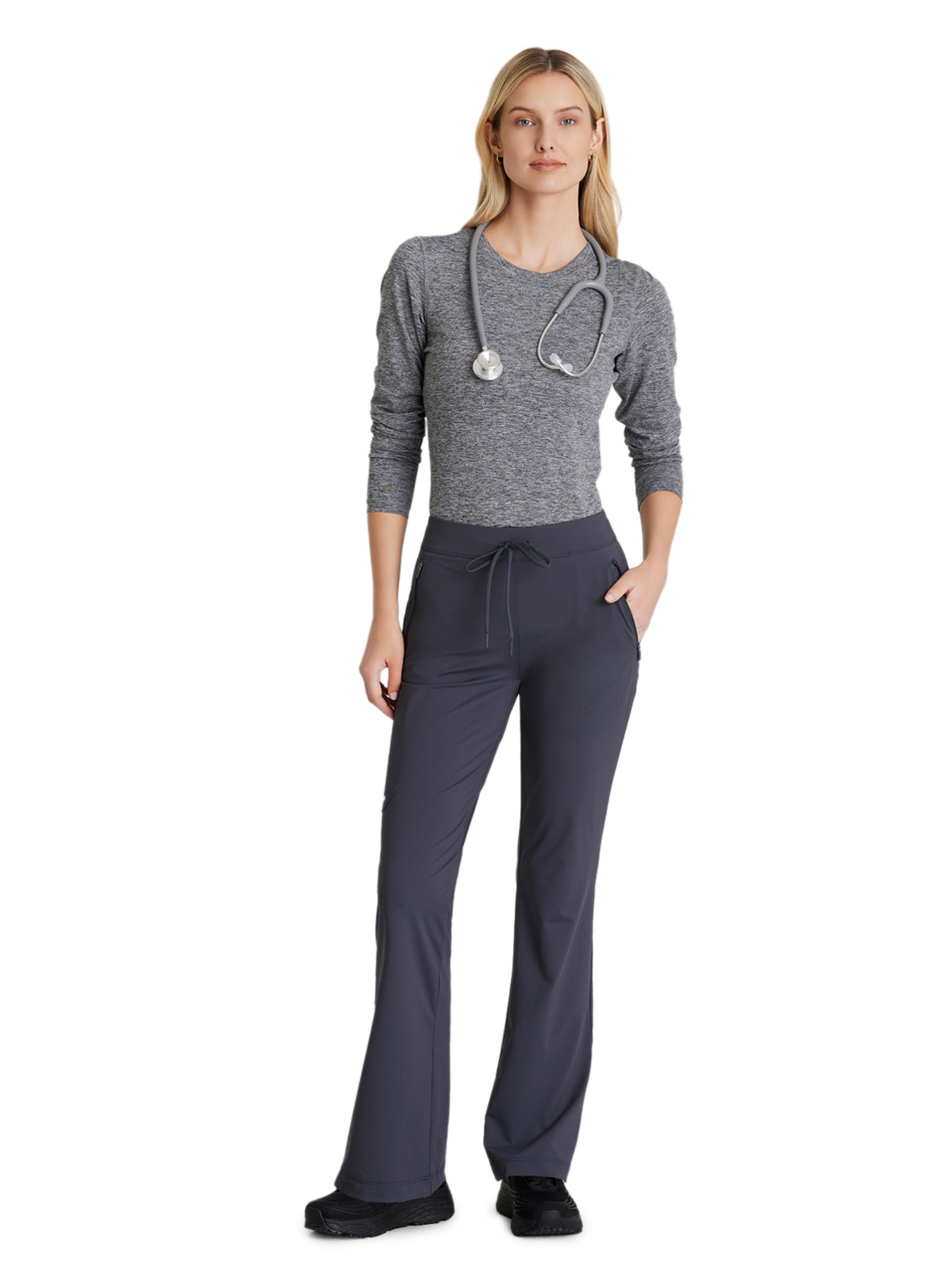 Women's 4 Pocket Fit and Flare Glide Scrub Pant