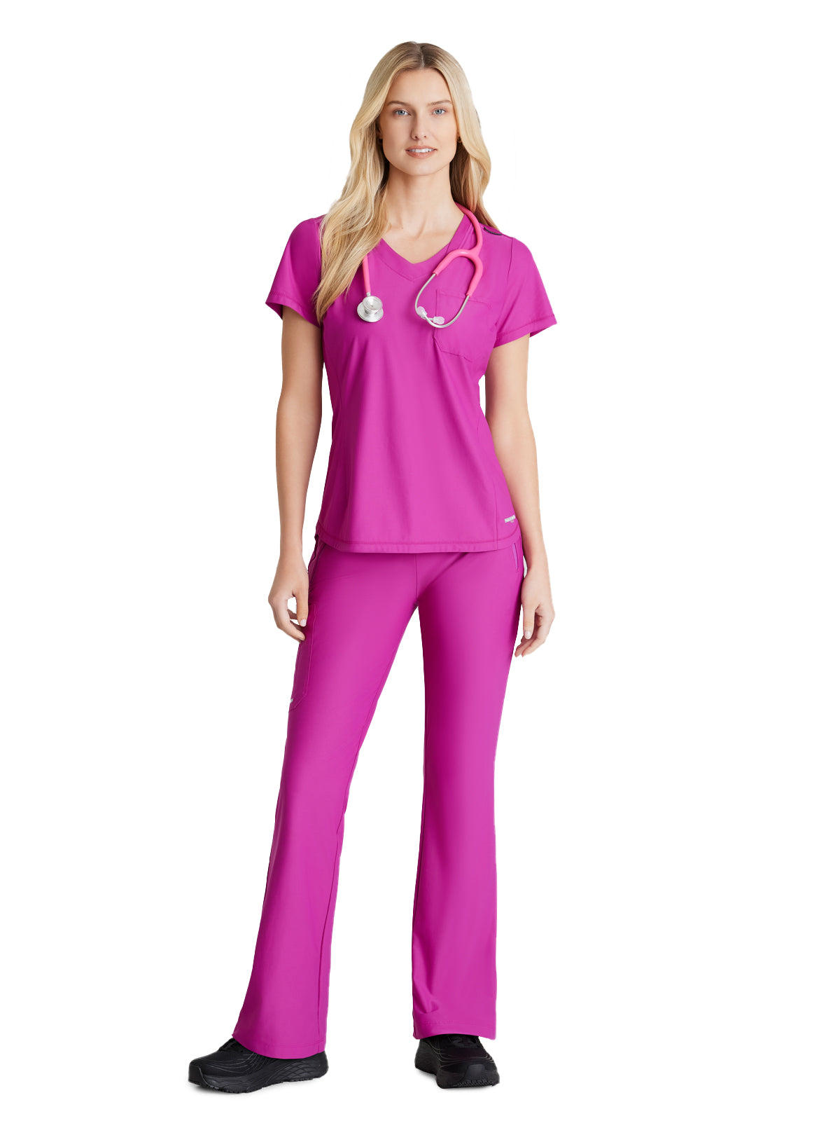 Women's 4 Pocket Fit and Flare Glide Scrub Pant