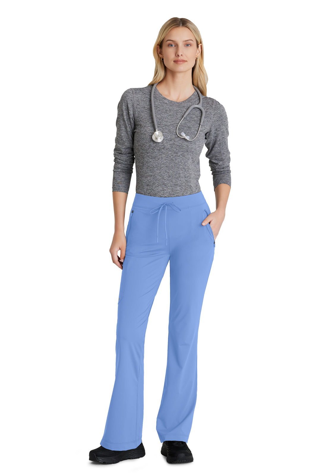 Women's 4 Pocket Fit and Flare Glide Scrub Pant