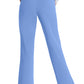 Women's Shirred Waistband Slim And Straight Reach Pant