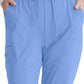 Women's Shirred Waistband Slim And Straight Reach Pant