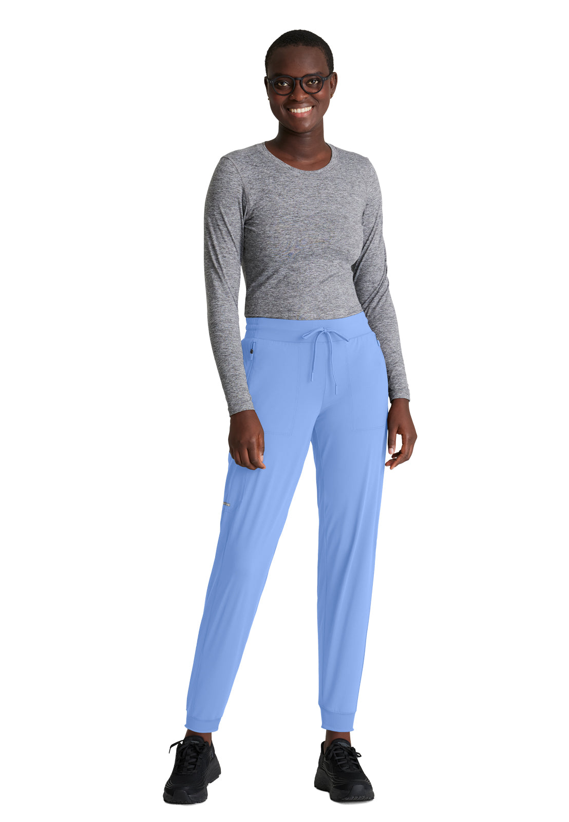 Women's 5 Pocket Ribbed Cuff Jogger Pace Scrub Pant