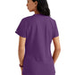 Women's High-Low Hem Tuck-In Top - SKT147 - Eggplant