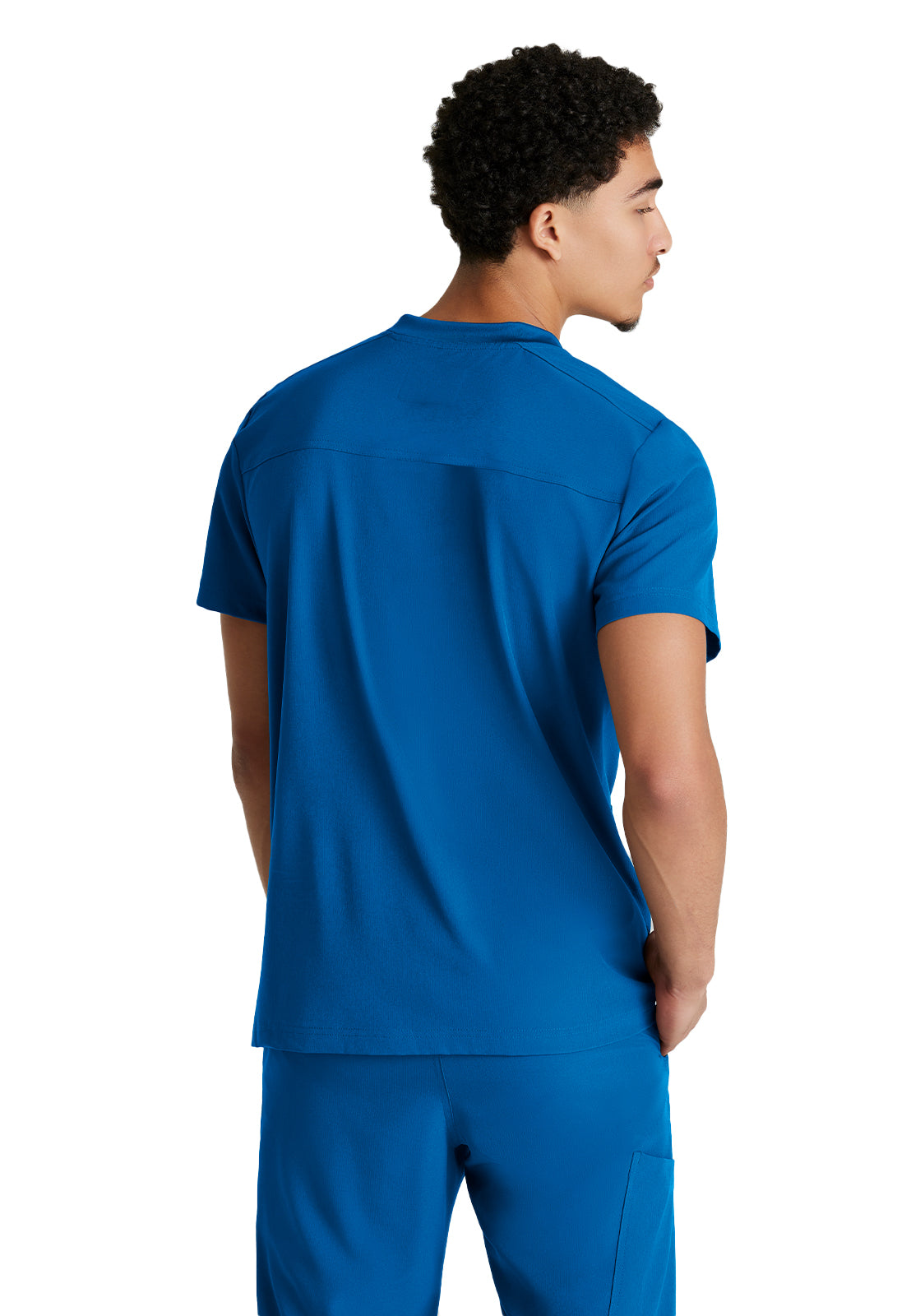 Men's Three-Pocket Round Neck Thesis Scrub Top