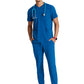 Men's Three-Pocket Round Neck Thesis Scrub Top