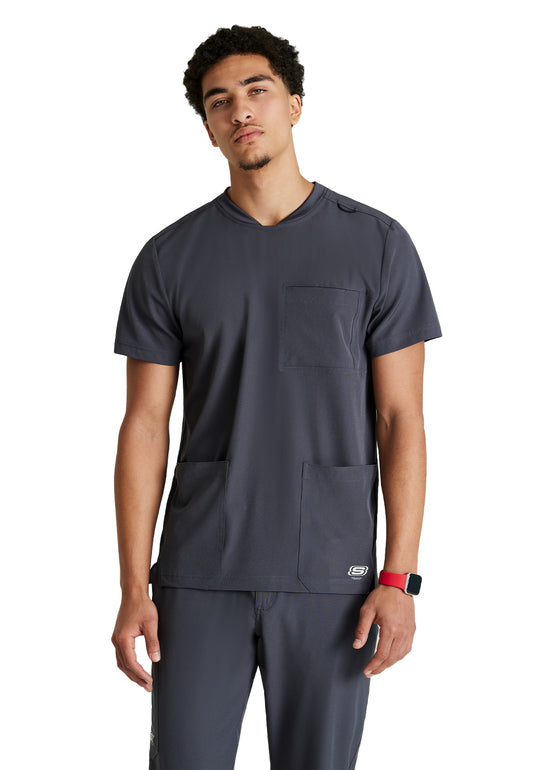 Men's Three-Pocket Round Neck Thesis Top